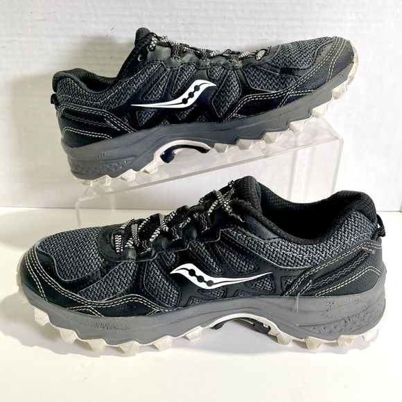 SAUCONY Run Anywhere Trail Running Shoes Women's Size 9 Gray - Picture 4 of 10